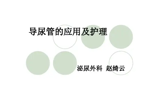 导尿管的护理及固定_2讲解