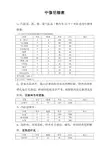 中修明细表