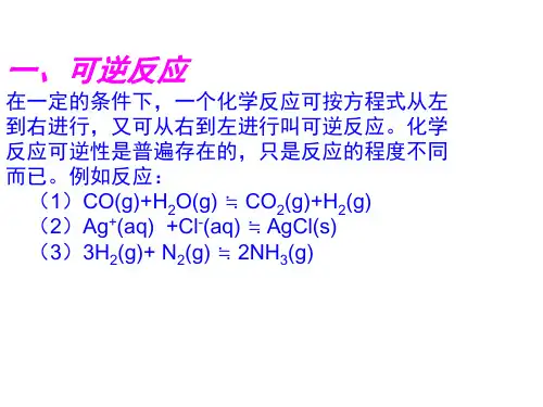 高三化学教师化学平衡公开课课件.ppt