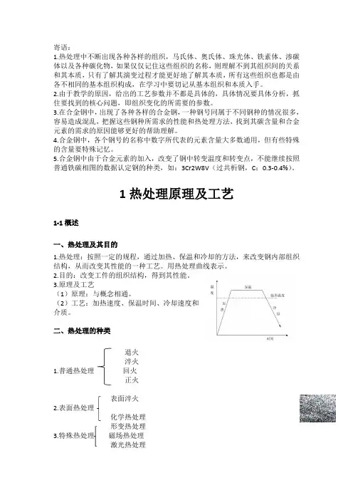 钢的热处理原理和工艺-北科考研