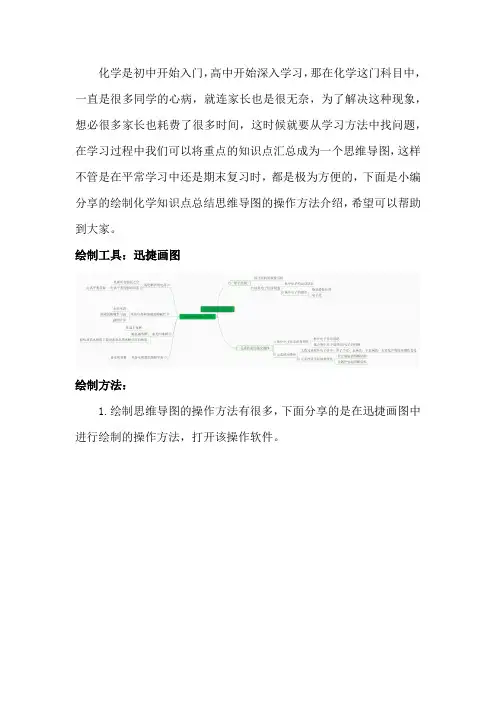 化学知识点总结思维导图怎样画