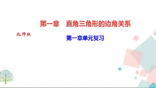【优质课件】初三九年数学：《第一章单元复习》ppt课件