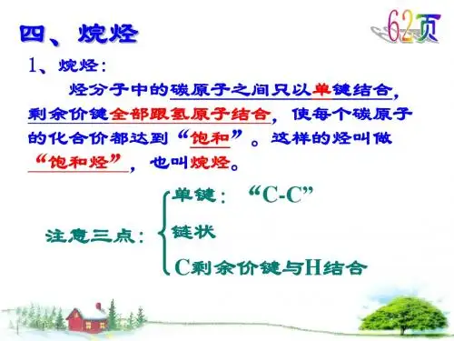 高一化学烷烃课件