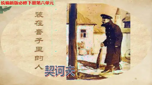 13.2《装在套子里的人》课件 (共69张PPT)统编版高中语文必修下册.ppt