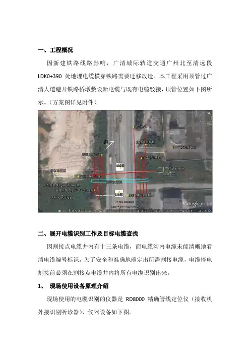 电缆识别及目标电缆查找