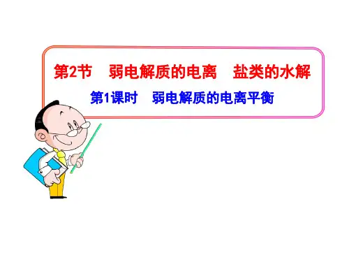 弱电解质的电离平衡ppt课件高品质版