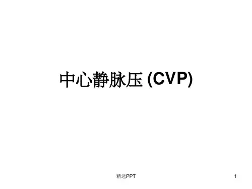《中心静脉压CV》PPT课件