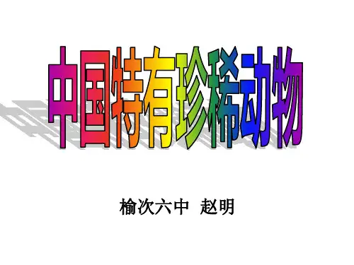 中国特有珍稀动物名录