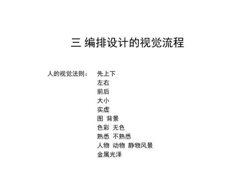 编排设计-视觉流程