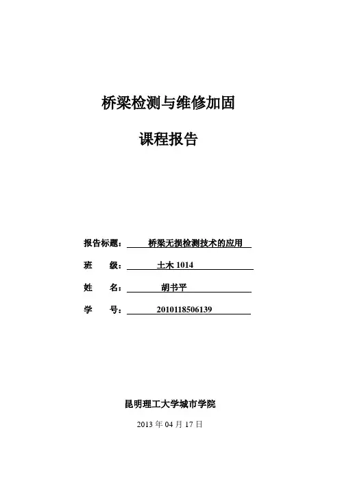 桥梁结构试验报告