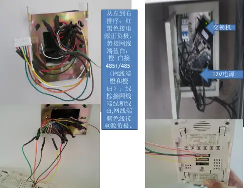 可视对讲接线图