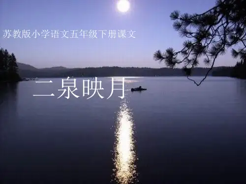 苏教《二泉映月》PPT课件