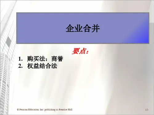 高级财务会计  企业合并