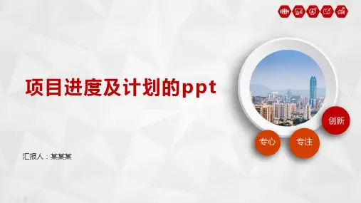 项目进度及计划的ppt