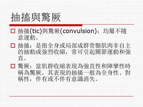 症状学课件：抽搐与惊厥