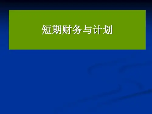短期财务计划与管理.pptx