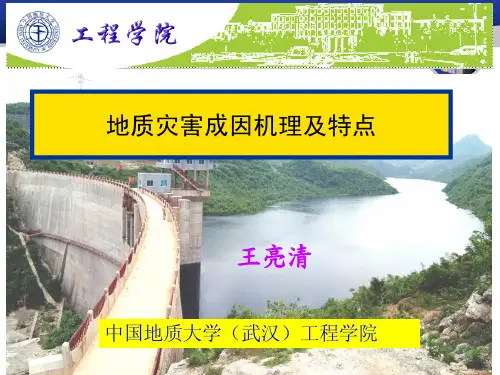 地质灾害成因机理及特点王亮清