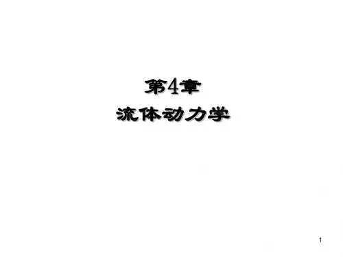 第4章 流体动力学1