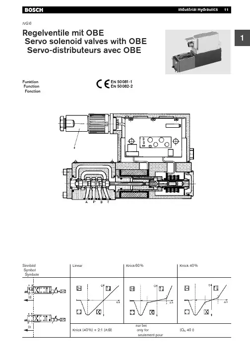 Servo solenoid valves with OBE-NG6泉州市天益机电8