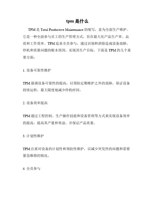 tpm是什么