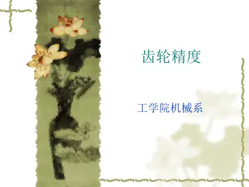 齿轮精度