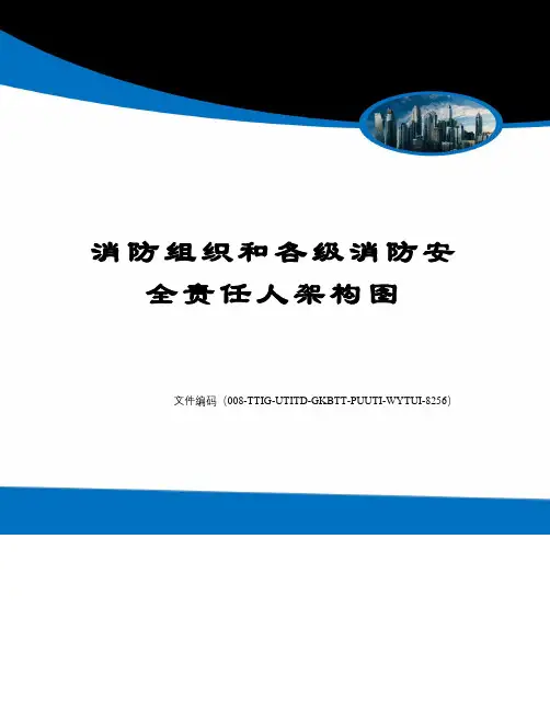 消防组织和各级消防安全责任人架构图