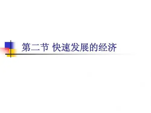 快速发展的经济
