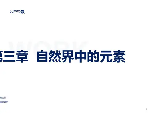 自然界中的元素硫