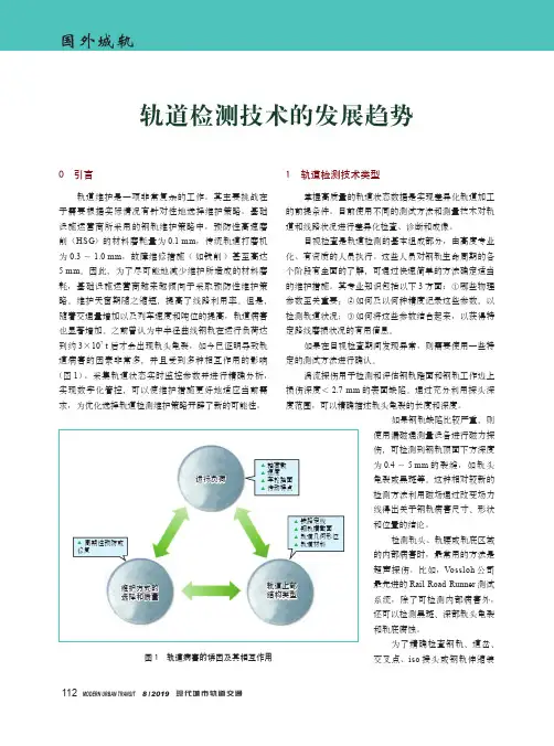 轨道检测技术的发展趋势