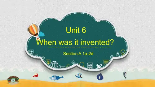 人教版九年级英语全一册Unit 6 Section A (1a-2d) 课件