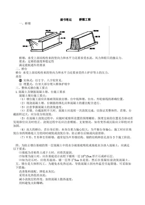 读书笔记-桥梁工程