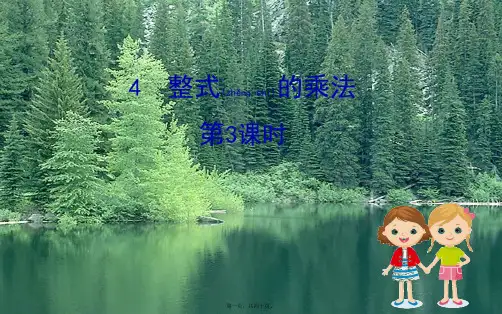 七年级数学下册 第一章 整式的乘除 1.4 整式的乘法(第3课时)课件