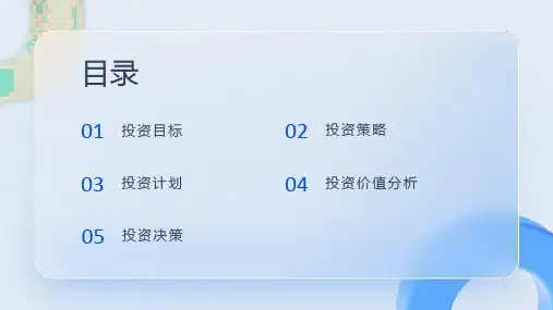 战略投资方案