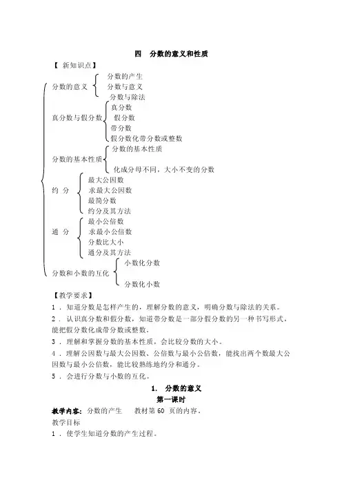 用分数表示出下面各图的涂色部分。...