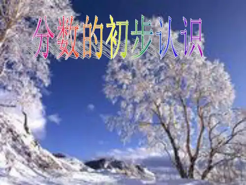 人教版《分数的初步认识》PPT课件
