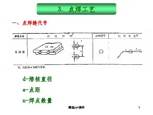 点焊工艺基础知识