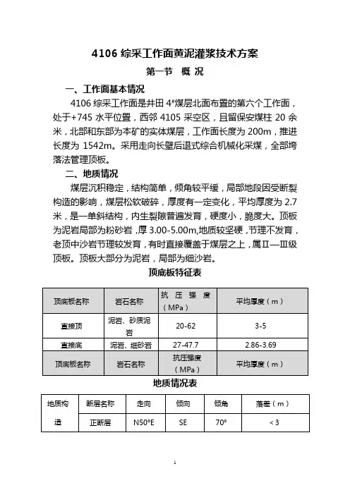 黄泥灌浆技术方案