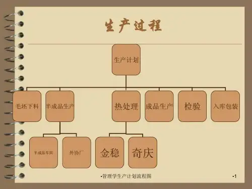 管理学生产计划流程图课件