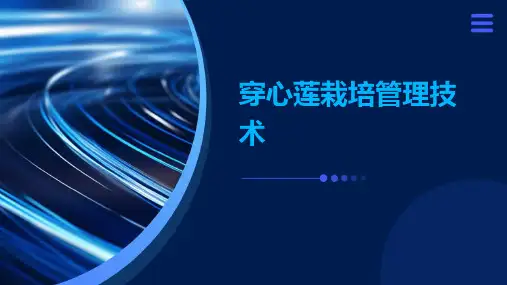穿心莲栽培管理技术