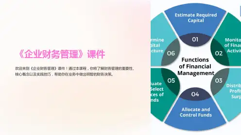 《企业财务管理》课件