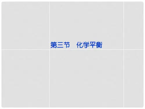 高中化学 第二章 第三节第1课时化学平衡精品课件 新人
