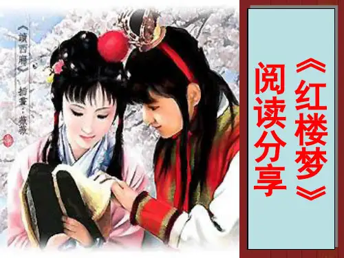 红楼梦阅读分享PPT精选文档