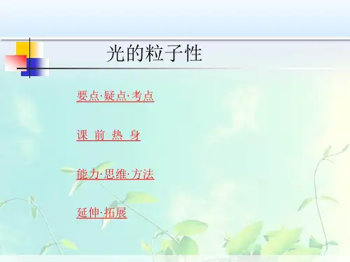高中物理--光的粒子性