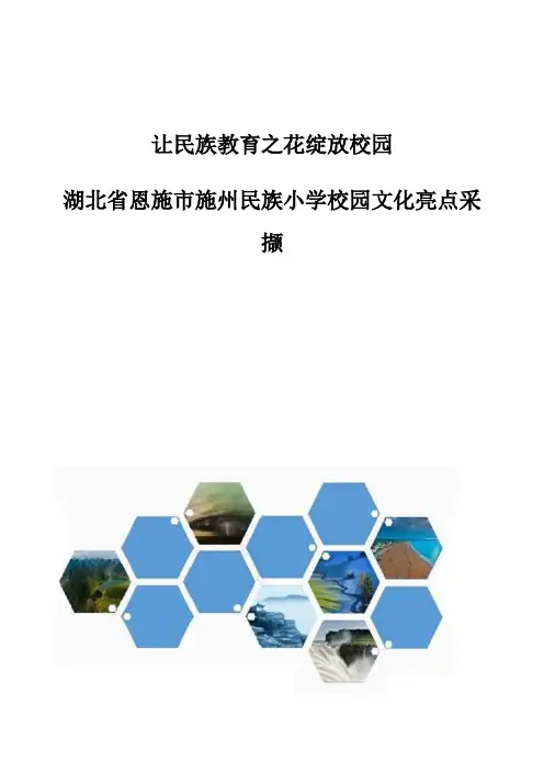 让民族教育之花绽放校园——湖北省恩施市施州民族小学校园文化亮点采撷