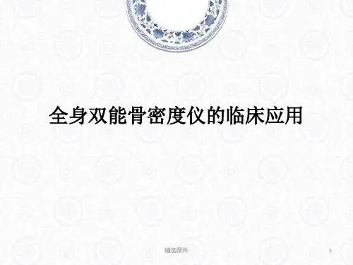 骨密度ppt课件