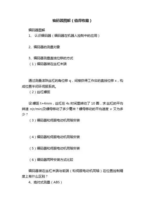 编码器图解（值得收藏）