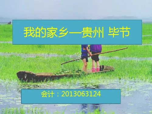我的家乡―贵州 毕节PPT课件