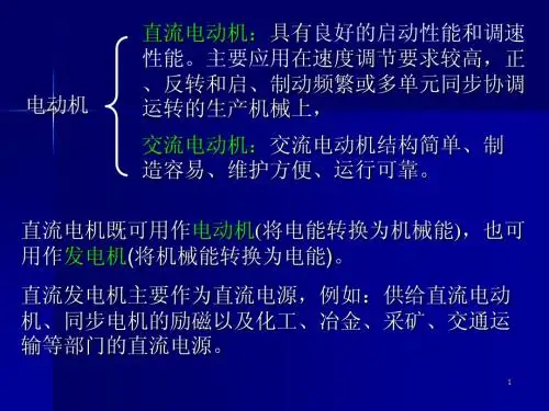 3.1直流电机的基本结构和工作原理