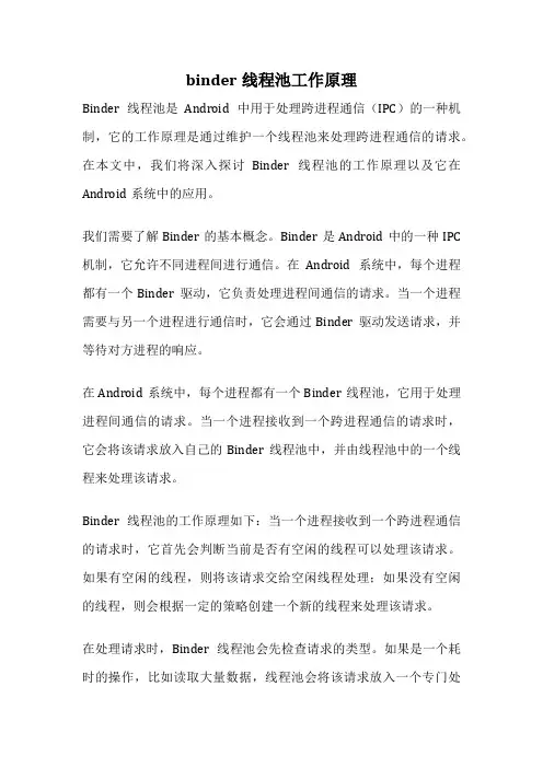 binder线程池工作原理