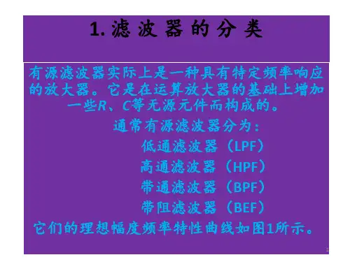 滤波器电路分析